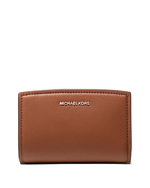 MICHAEL Michael Kors Brown Medium Bryant Logo Wallet