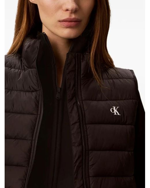 Calvin Klein Black Quilted Gilet