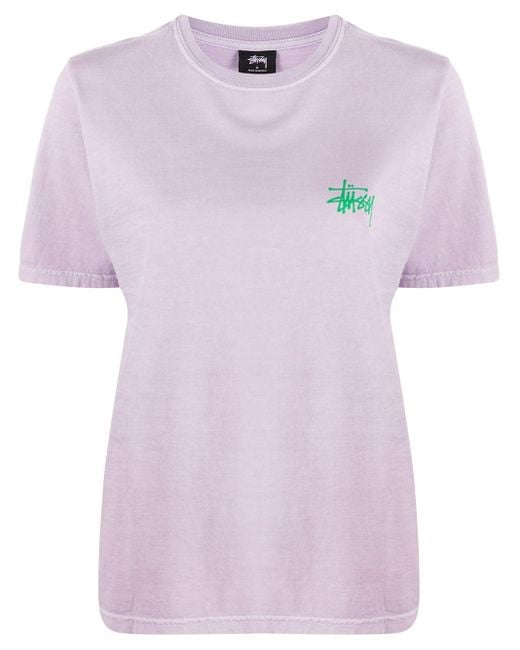 Bezienswaardigheden bekijken Zorgvuldig lezen Lee Stussy T-shirt Met Logoprint in het Paars | Lyst NL