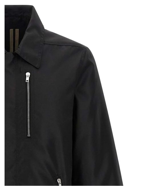 Rick Owens Black Recycled Nylon Jacket With Padding for men