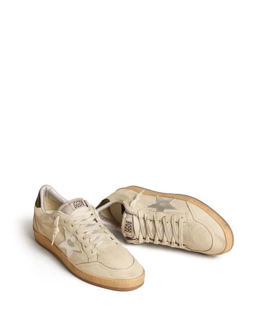 Golden Goose Deluxe Brand Natural Ball Star With-Tone Leather Star And Leather Heel Tab Sneakers for men