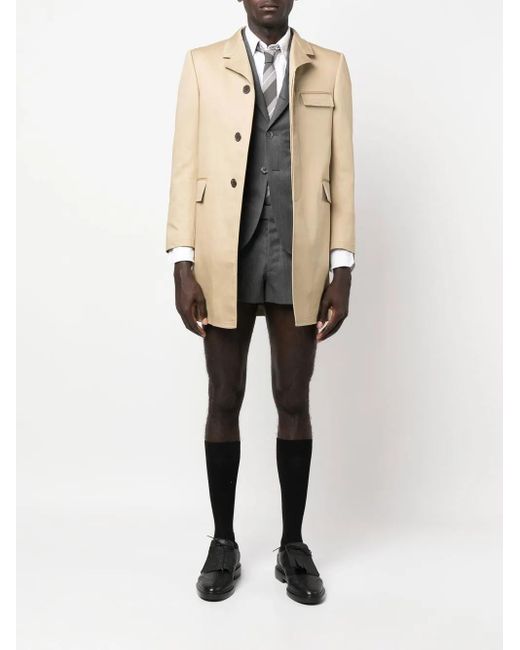 Thom Browne Black Single-Breasted Wool Blazer for men