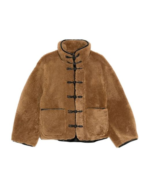 Rohe Brown Toggle-Fastening Pocket Jacket