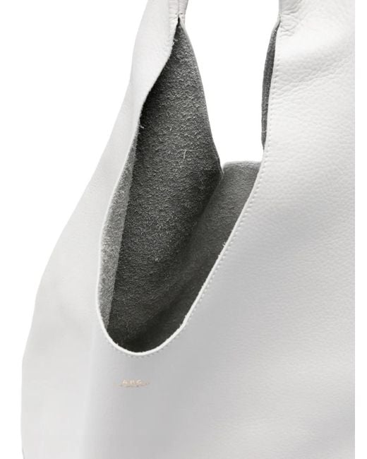A.P.C. White Sac À Main Le Neige En Cuir