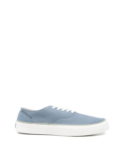 Mr Fliks Blue Redondo Canvas Sneakers for men
