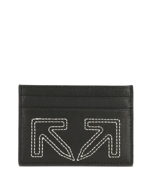 Off-White c/o Virgil Abloh Black Arrows-Motif Card Holder for men