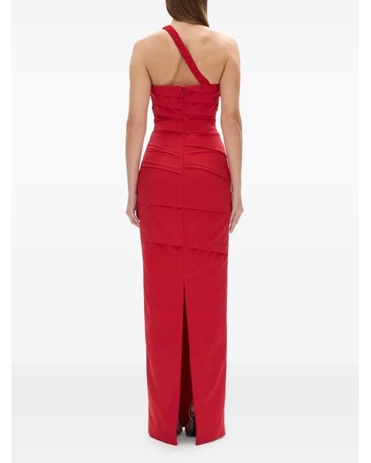 Rachel Gilbert Freda One-Shoulder Gown