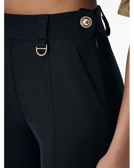 Chloé Blue High-Rise Trousers
