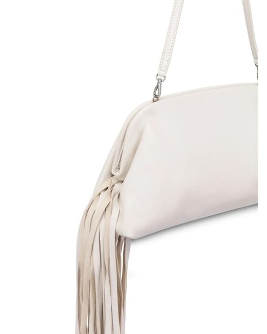 Philosophy Di Lorenzo Serafini White Clutch Mit Fransen