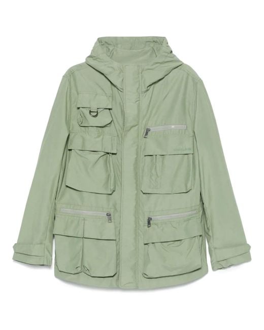メンズ Woolrich フーデッド ジャケット Green