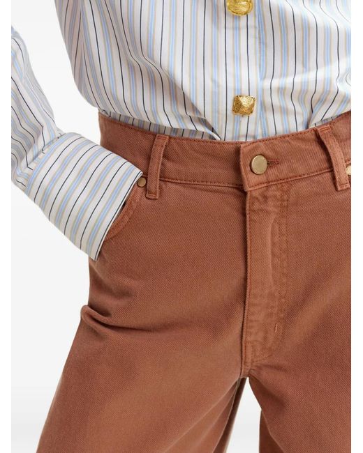 Essentiel Antwerp Brown Joep Belt-Loop Pocket Jeans
