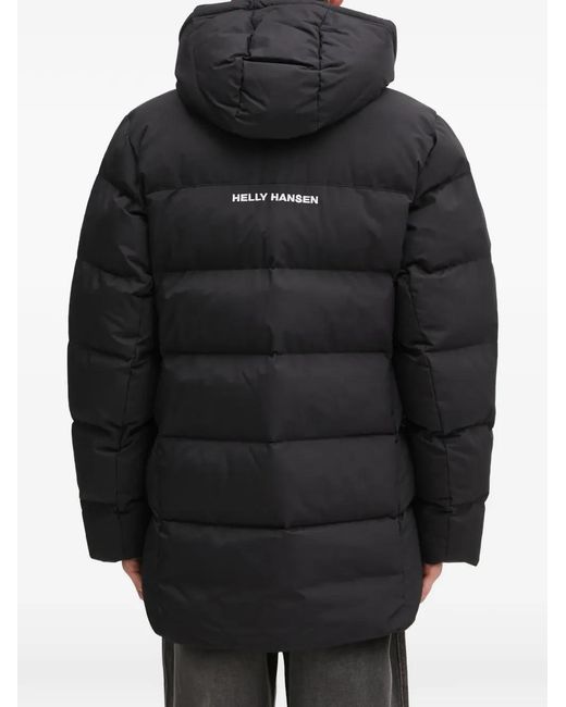 Helly Hansen Black Vardo Hooded Padded Jacket for men