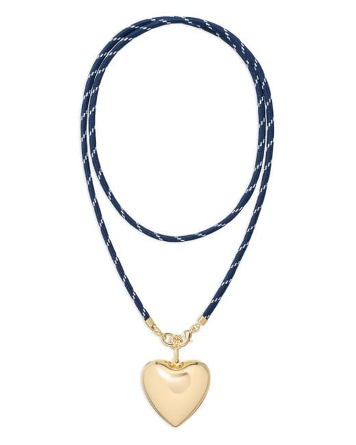 Roxanne Assoulin Metallic The Long Happy Cord Charm Necklace