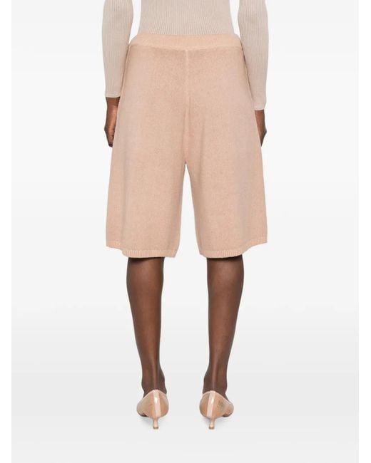 DIESEL Natural M-Pickla Knitted Knee-Length Shorts