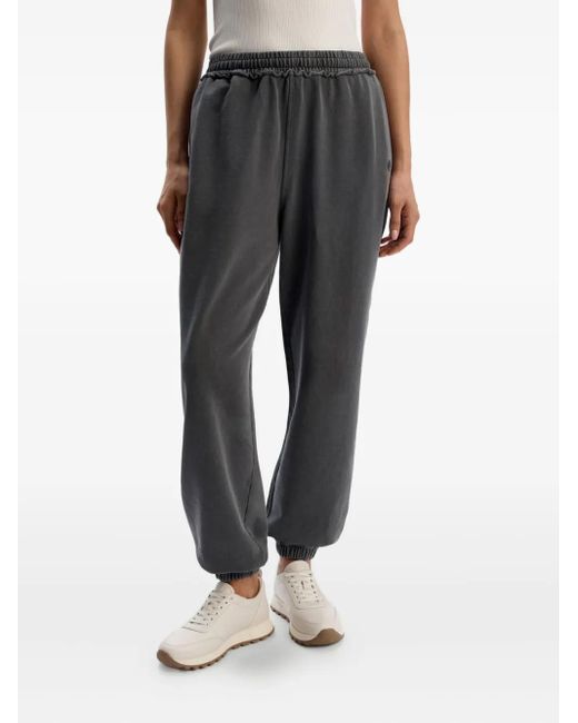 12 STOREEZ Gray Drawstring-Cuffed Track Pants