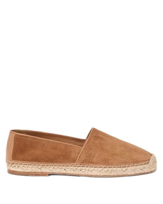 Brunello Cucinelli Brown Suede Espadrilles for men
