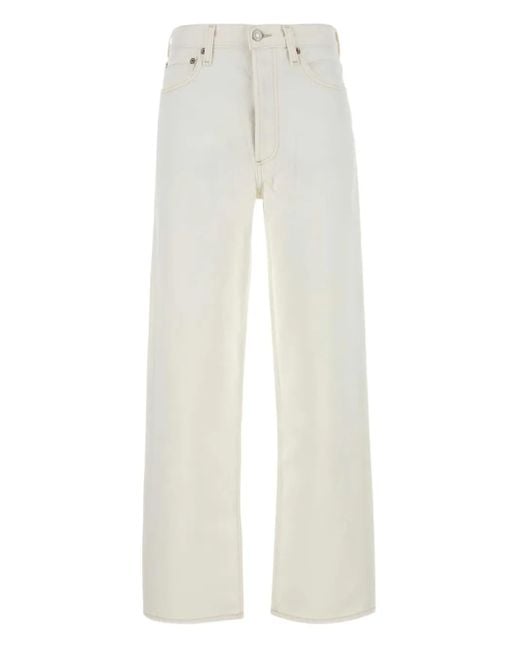 Agolde White Henson Jeans