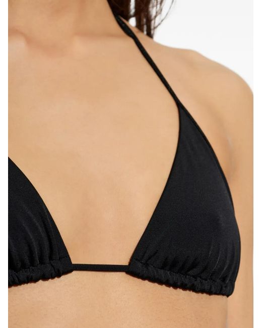 Balmain White Triangle-Top Bikini