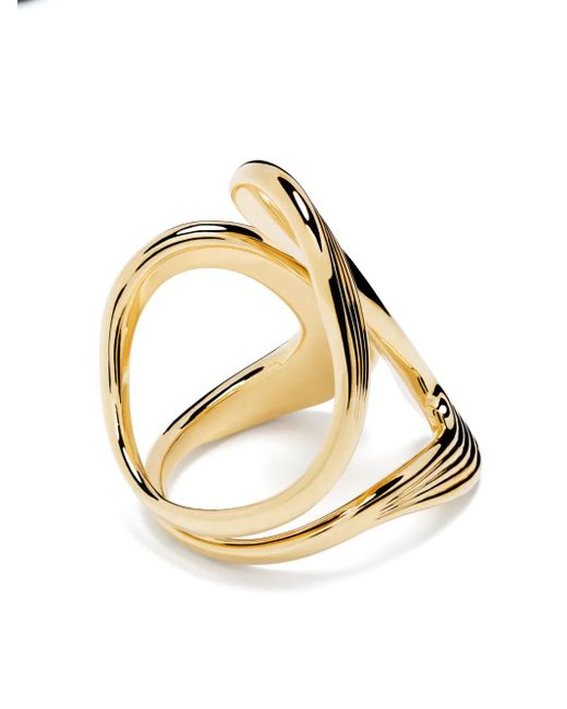Fernando Jorge Metallic 18K Stream Lines Open Ring