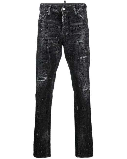 DSquared² Blue Cool Guy Straight-Leg Jeans for men