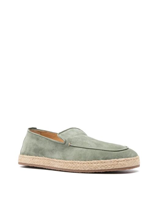 Henderson Green Suede Espadrilles for men
