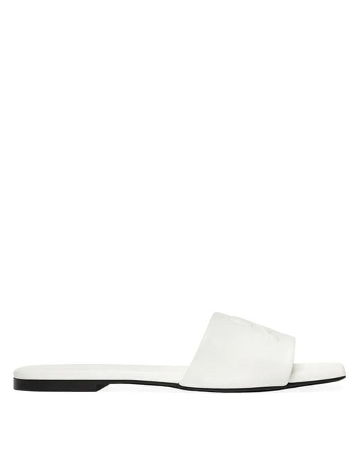 Courreges White Shadow Sandals