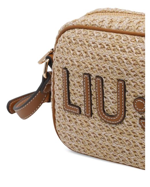 Liu Jo Brown Logo Shoulder Bag