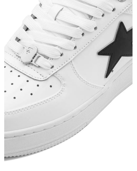 A Bathing Ape White Sta #2 M2 for men