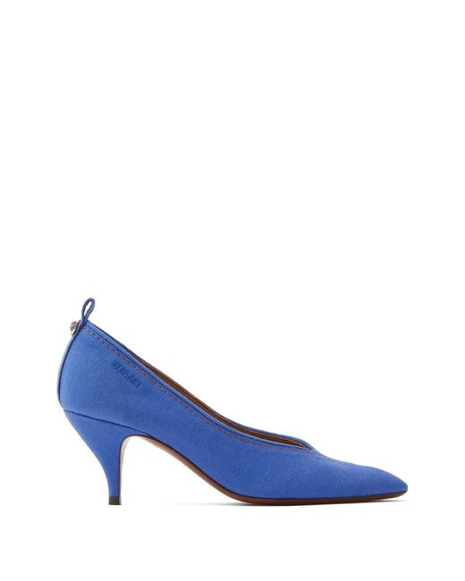 Versace Blue Tina Pump