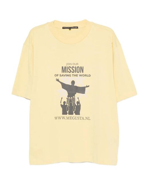 MEGUSTA Natural Recruiter Graphic-Print T-Shirt