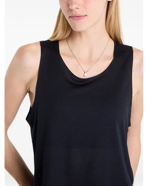 Ciele Athletics Blue Icnsinglet Mesh Cropped Tank Top