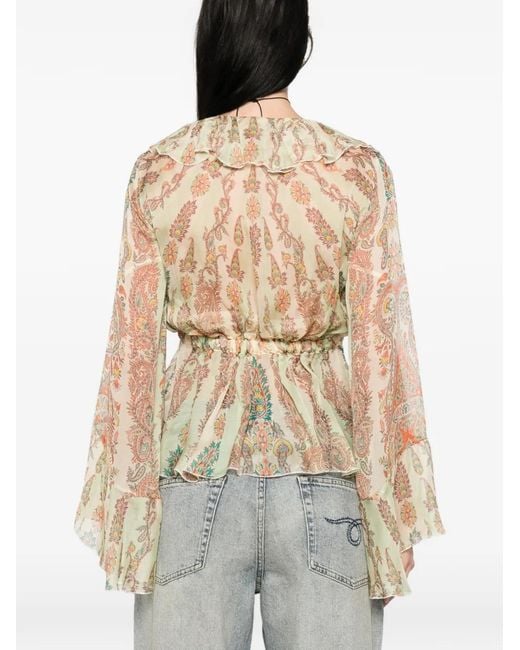 Etro Natural Silk Shirt