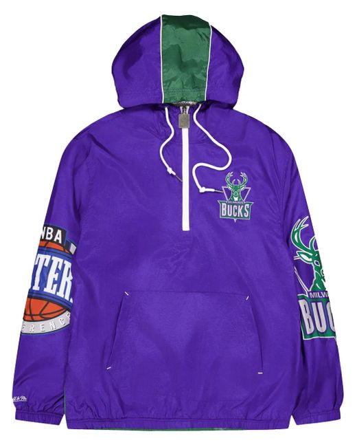 メンズ Mitchell & Ness Team Og 2.0 Bucks "purple" ジャケット