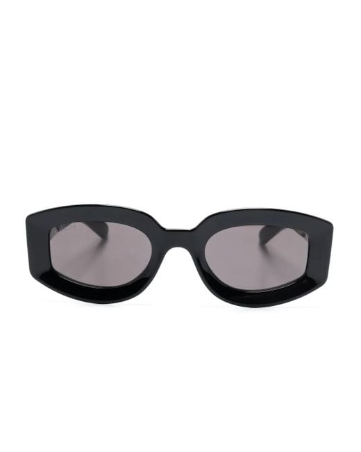 Gucci Black Logo-Embossed Sunglasses