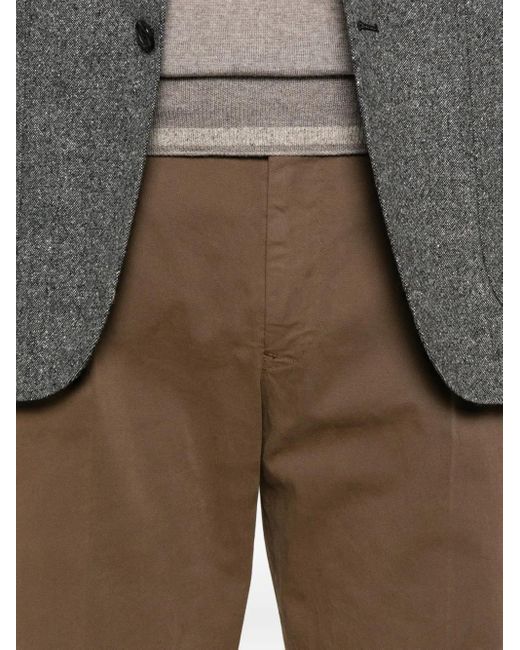 メンズ PT Torino カフスヘム パンツ Brown