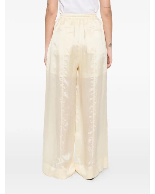 Humanoid White Drawstring Trousers