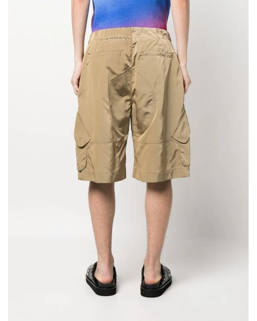 Versace Natural Drawstring-waist Shorts for men