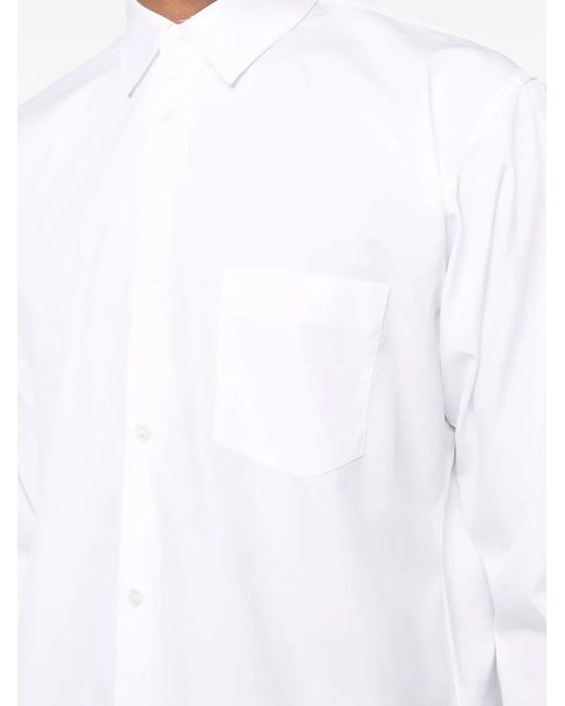 Comme des Garçons White Pocket Shirt for men