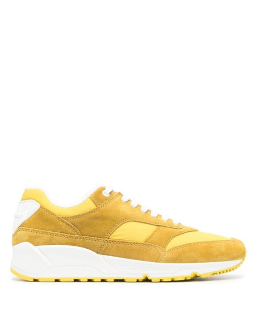 Saint Laurent Bump Leren Sneakers in het Yellow voor heren