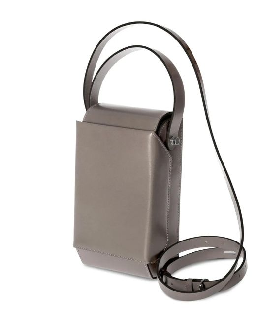 Merryl Tielman Frank Crossbodytas Met Omslag En Handvat in het Gray