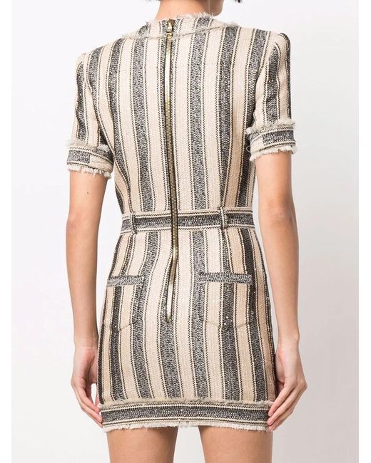 Balmain Natural Dresses Black