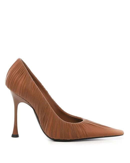 Saint Laurent Brown 110Mm Emmanuelle Pumps