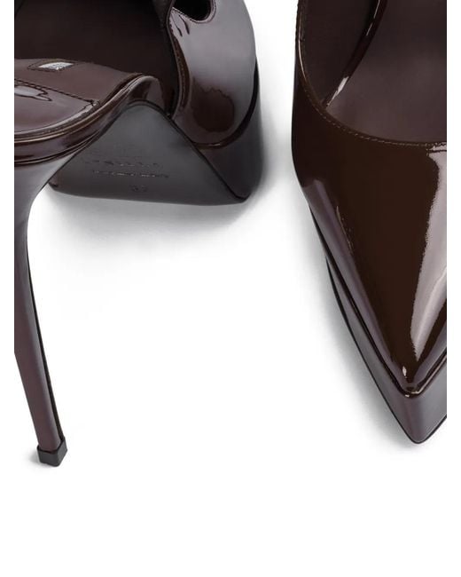 Le Silla White Uma Slingback Heeled Pumps