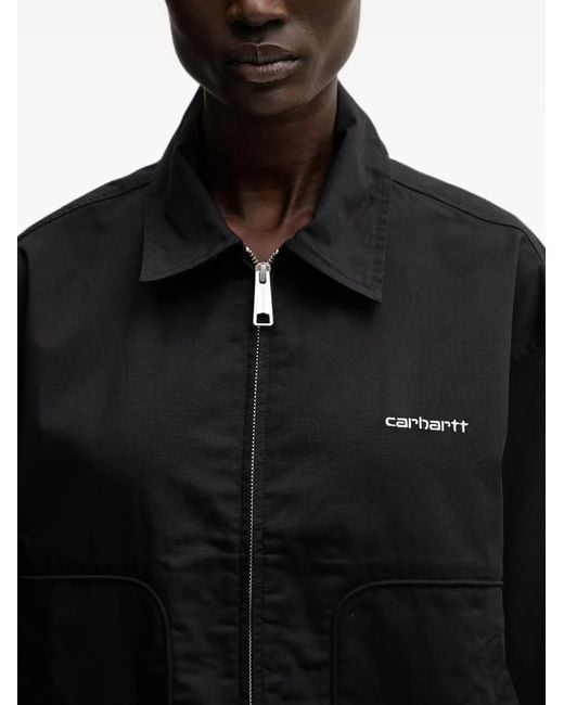 Carhartt Black Postal Zip-Up Jacket