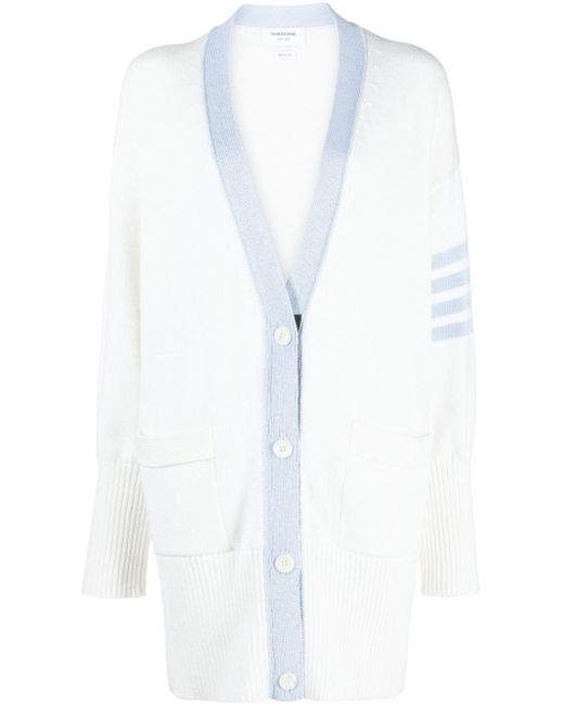 Thom Browne Vest Met V-hals in het White