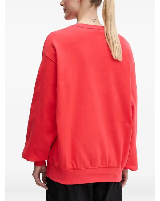 Peak Performance Red Logo-Print Sweatshirt