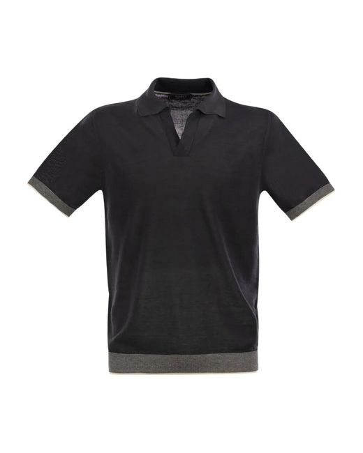 Peserico Polo Shirt in Black für Herren