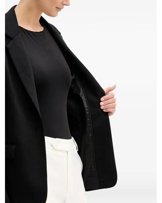 Guess Black Pocket Button Blazer
