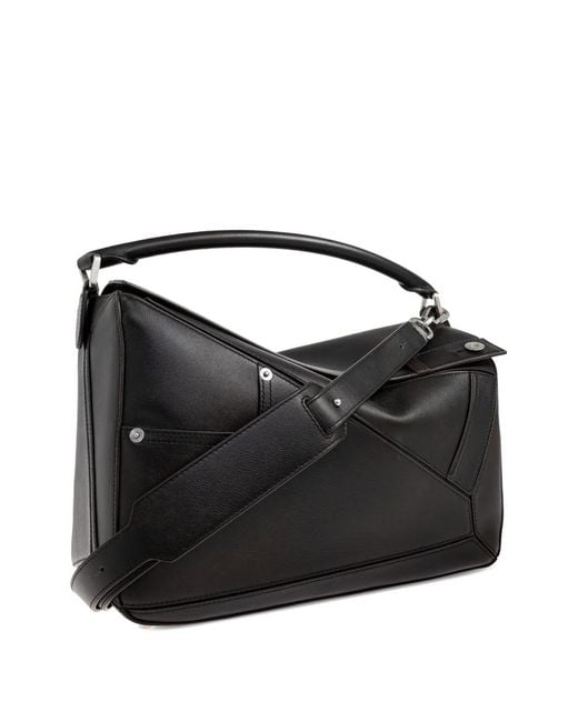 Loewe Große Puzzle Schultertasche in Black für Herren