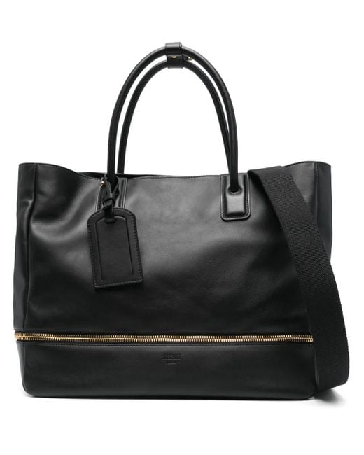 Moschino Black Handtasche Aus Leder